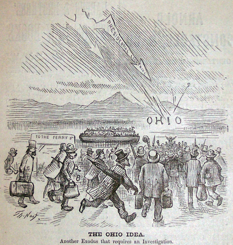 "The Ohio Idea" from Harper's Weekly, June 26, 1880