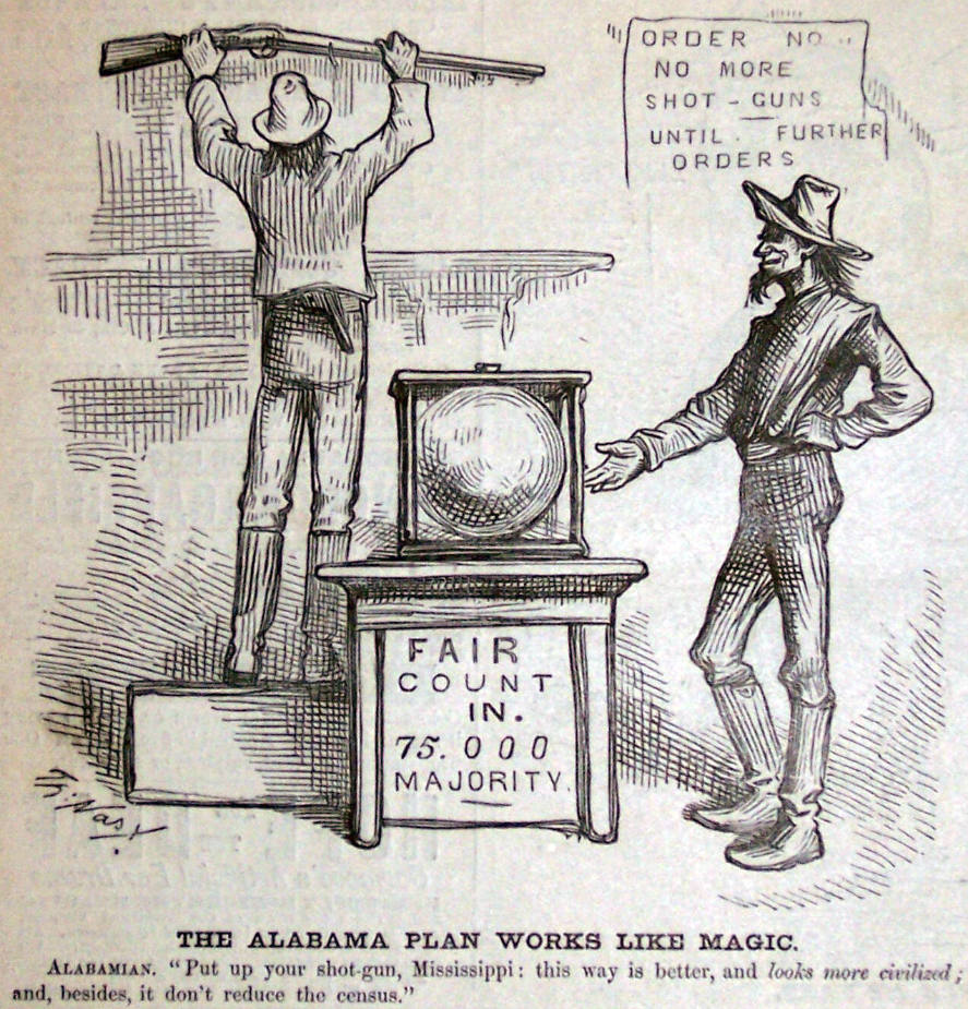 "Alabama Plan Works Like Magic" from Harper's Weekly, September 11, 1880