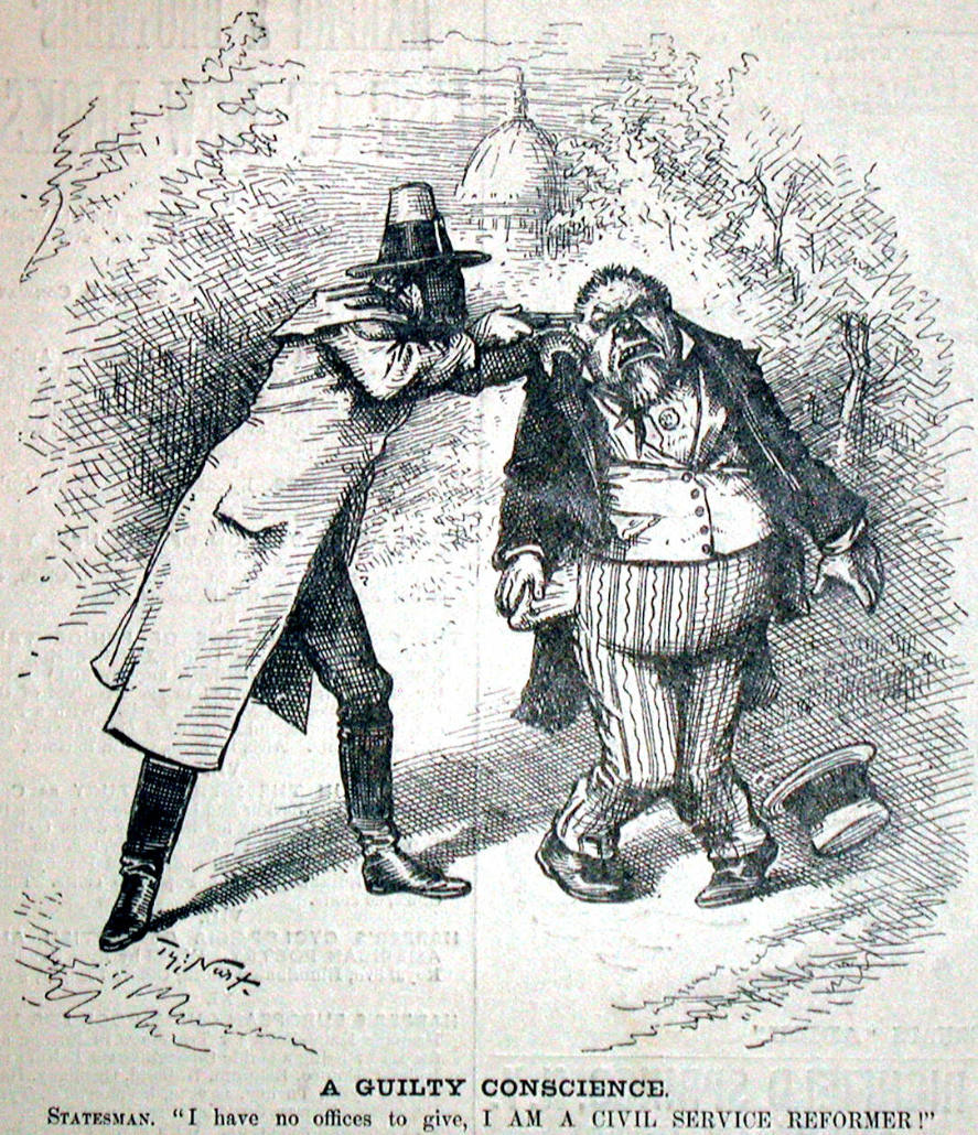 "A Guilty Conscience" from Harper's Weekly, July 30, 1881