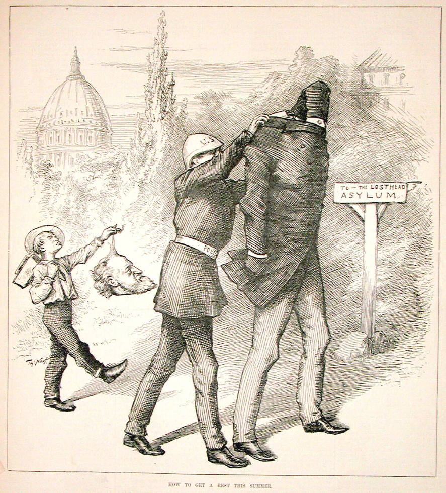 "How to Get a Rest this Summer" from Harper's Weekly, July 23, 1881