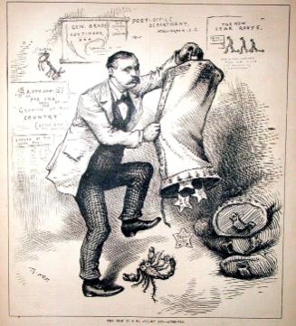 "The New Stamp Act-Approved" from Harper's Weekly, June 18, 1881