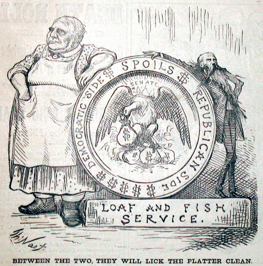 "Between the Two, They Will Lick" from Harper's Weekly, April 6, 1881