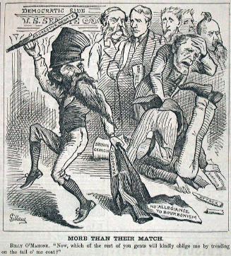 "More Than Their Match" from Harper's Weekly, April 16, 1881