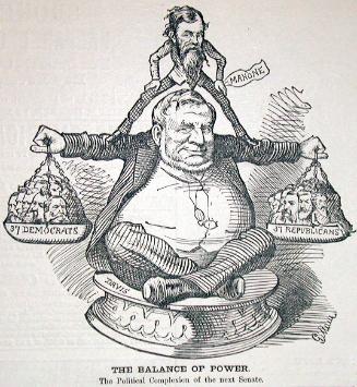 "The Balance of Power" from Harper's Weekly, March 5, 1881