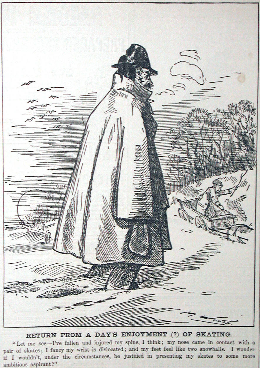 "Return From A Day's Enjoyment" from Harper's Weekly, February 5, 1881