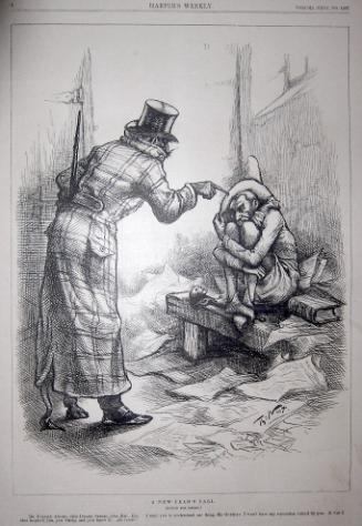 "A New-Years Call" from Harper's Weekly, Janaury 7, 1882