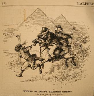 "Where Is Egypt Leading Them" from Harper's Weekly, July 8, 1882