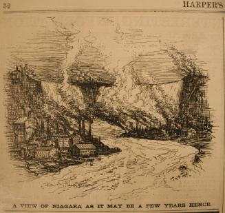 "A View of Niagara" from Harper's Weekly, January 13, 1883