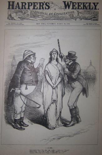 "The Sacred Elephant" from Harper's Weekly, March 8, 1884