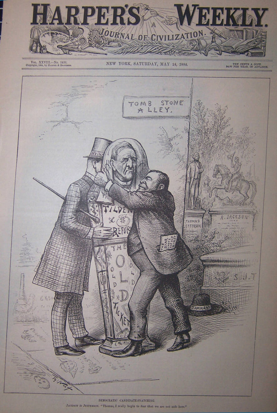 "Democratic Considerations" from Harper's Weekly, May 24, 1884