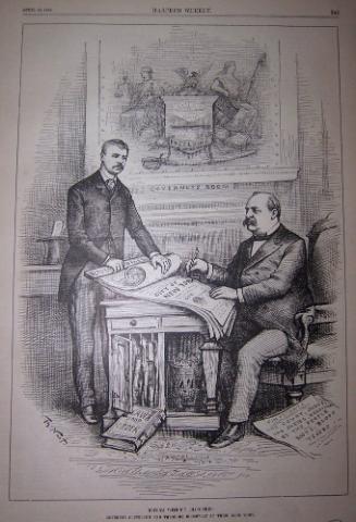 "See Blaine And Go One Better" from Harper's Weekly, July 5, 1884