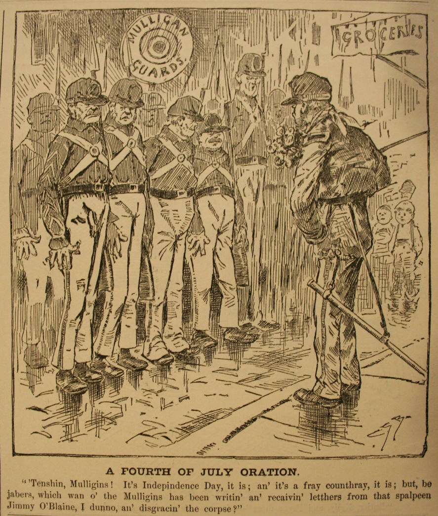 "A Fourth Of July Oration" from Harper's Weekly, July 5, 1884