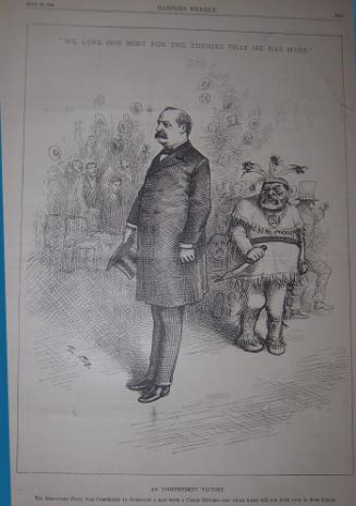 "An Independent Victory" from Harper's Weekly, July 19, 1884