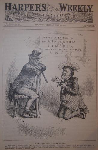 "Is This 'The True American Policy' " from Harper's Weekly, July 26, 1884