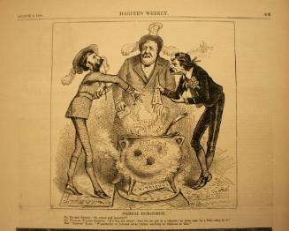 "Political Enchantment" from Harper's Weekly, August 2, 1884