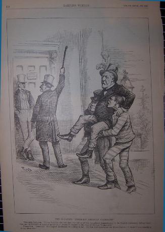 "The So-Called Intensely American" from Harper's Weekly, August 16, 1884