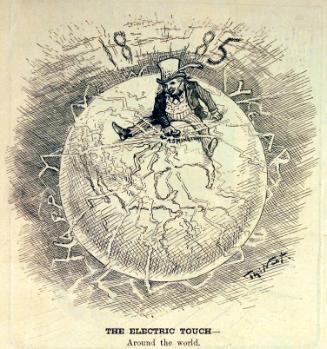 "The Electric Touch" from Harper's Weekly, January 3, 1885