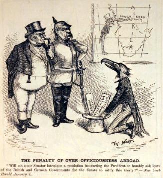 "The Penalty Of Over-Officiousness" from Harper's Weekly, January 17, 1885