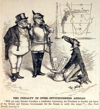 "The Penalty Of Over-Officiousness" from Harper's Weekly, January 17, 1885