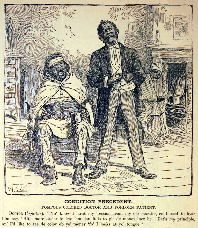 "Condition Precedent'" from Harper's Weekly, July 25, 1885