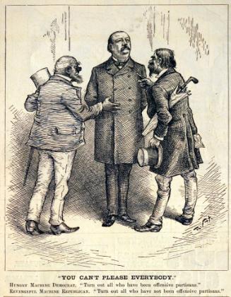 "You Can't Please Everybody" from Harper's Weekly, August 8, 1885