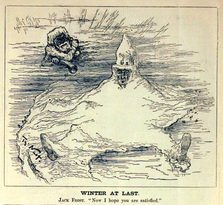 "Winter at Last" from Harper's Weekly, January 23, 1886