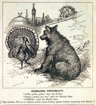 "Gobbling Diplomacy" from Harper's Weekly, January 1, 1887