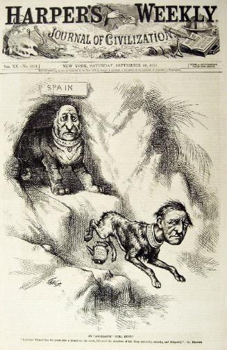 "An Aggressive 'Still Hunt' " from Harper's Weekly, September 30, 1875