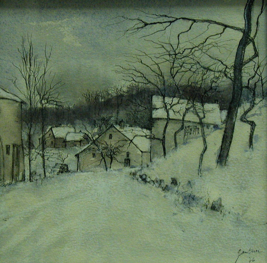 Village Sous la Neige