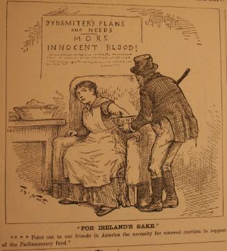 "For Ireland's Sake" from Harper's Weekly, March 7, 1885