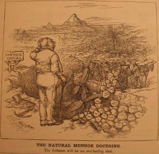 "The Natural Monroe Doctrine" from Harper's Weekly, December 5, 1885