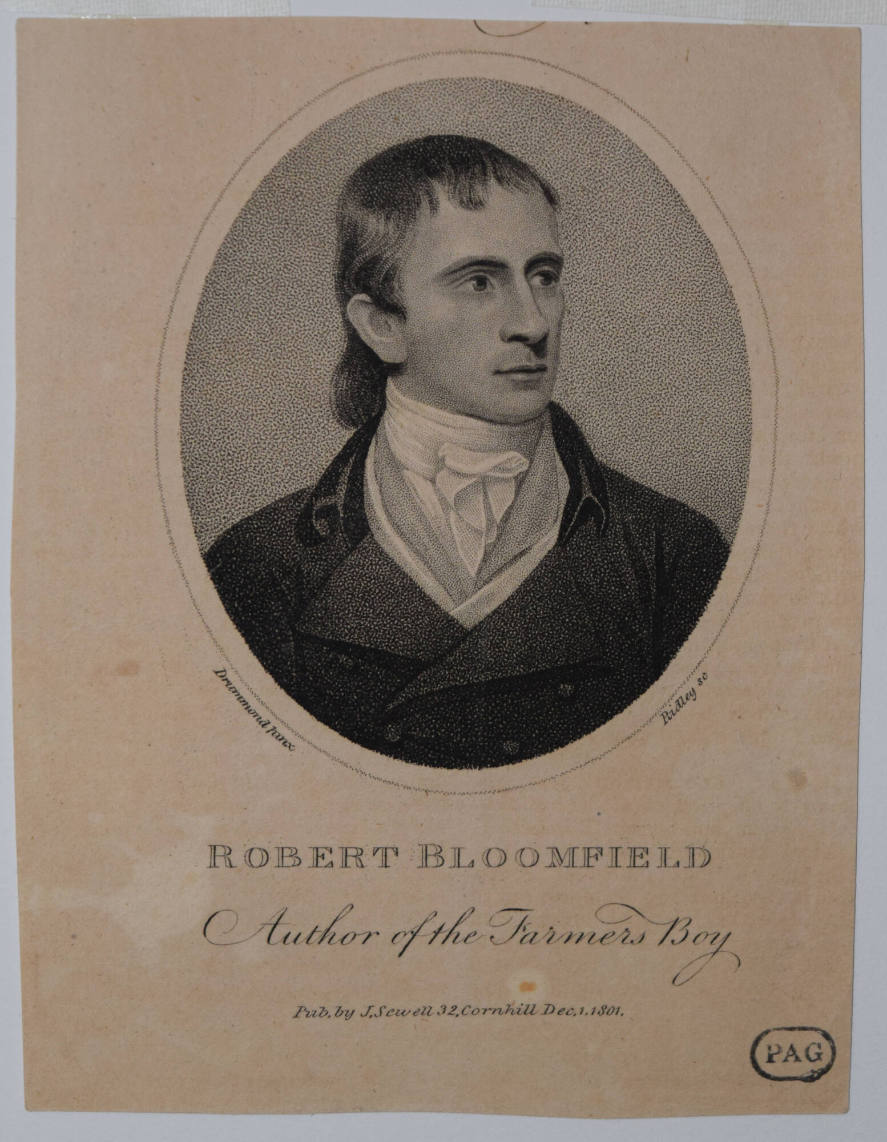 Portrait of Robert Bloomfield, Author of "The Farmer's Boy"