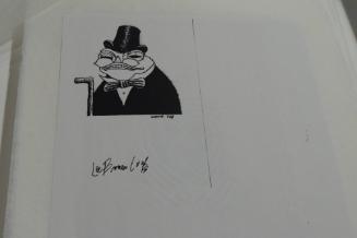 Frog with top hat and cane