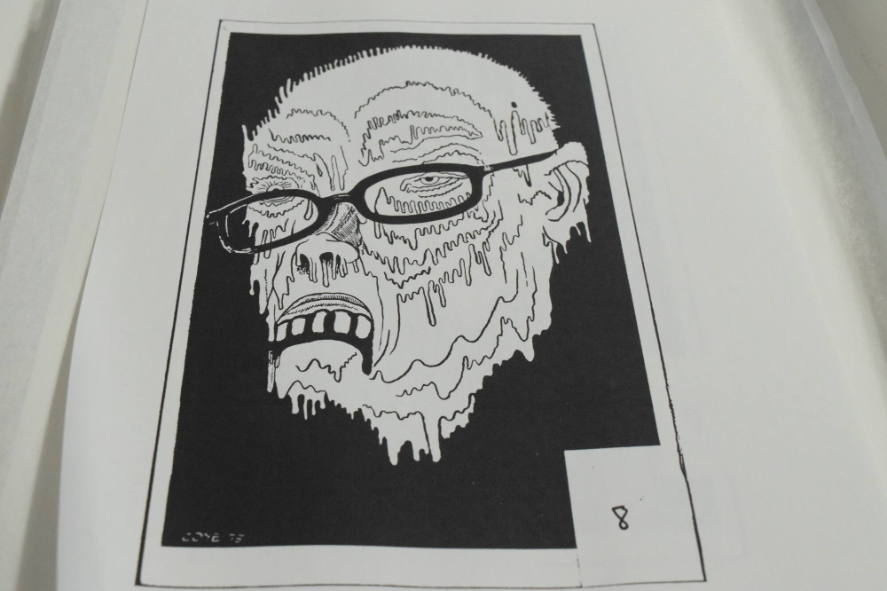 Melting Professor from story "The Corpse Crypt" from "Death Stalks the Night"