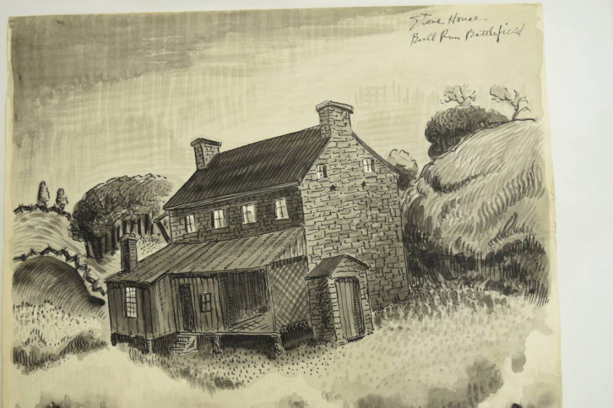 Stone house at Bull Run