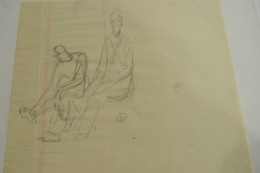 2 Civil War soldiers sitting down