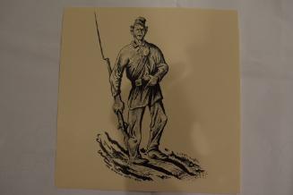 Civil War soldier with gun