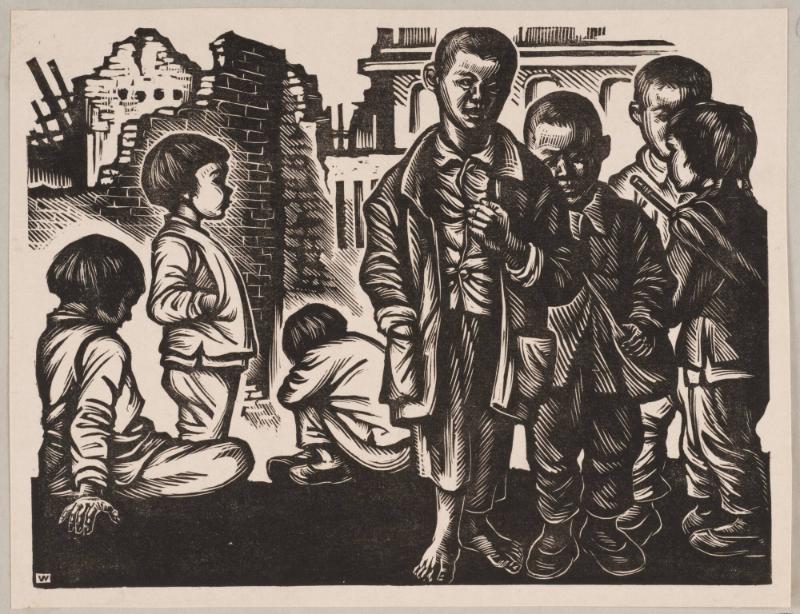 木彫 中国 文化革命 子供 救救孩子》(Save the Children) – Works – University Museums