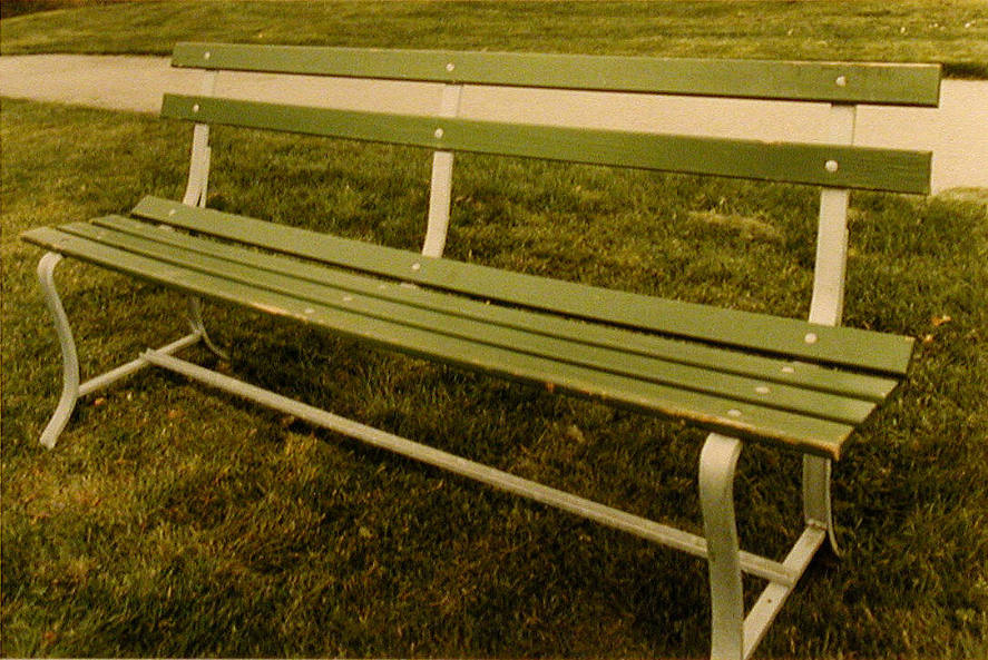 Untitled (Green Bench)