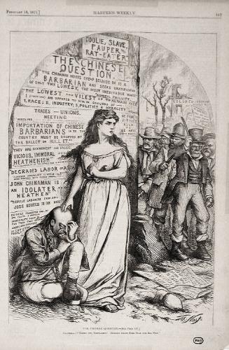 "The Chinese Question" from Harper's Weekly, February 18, 1871