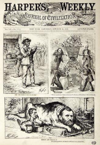 "Dignity and Impudence" from Harper's Weekly, October 24, 1868