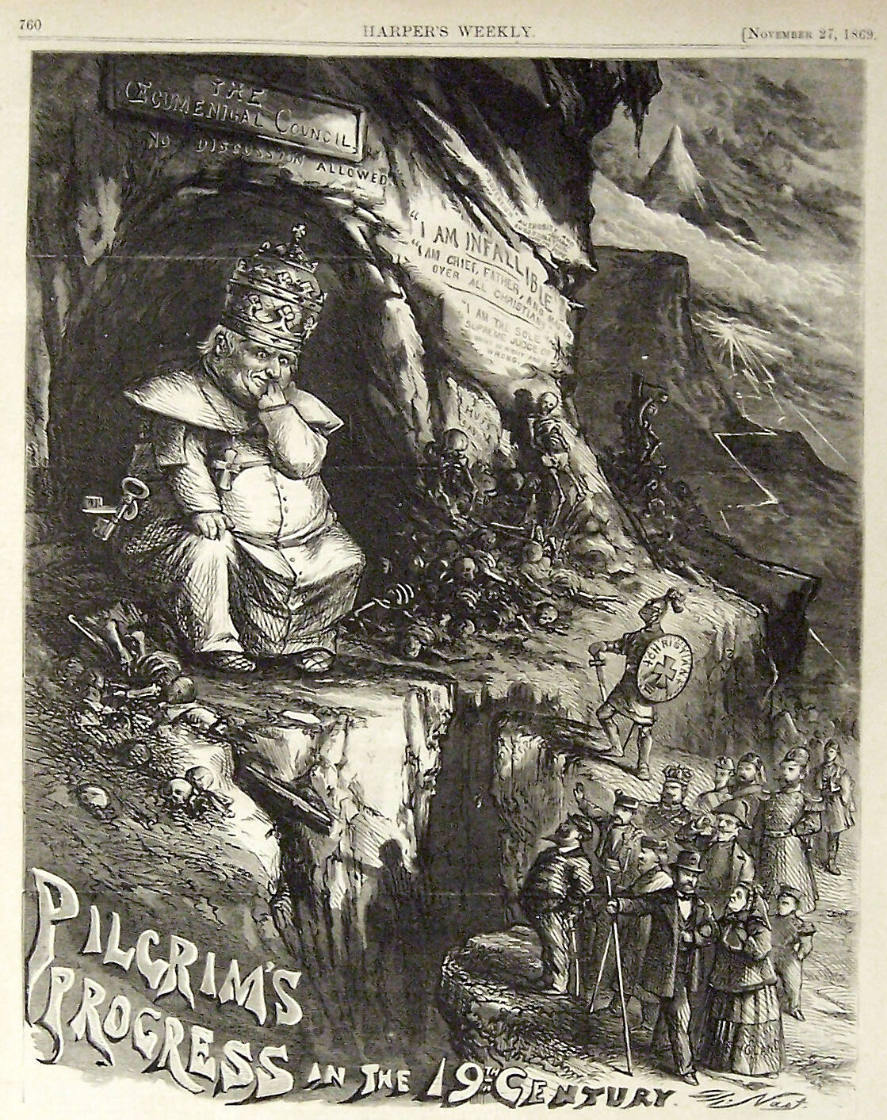 "Pilgrim's Progress" from Harper's Weekly, November 27, 1869