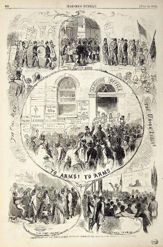 "Invasion of the North" from Harper's Weekly, July 18,1863