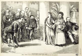 "Youngest Introducing Oldest" from Harper's Weekly, July 18, 1868