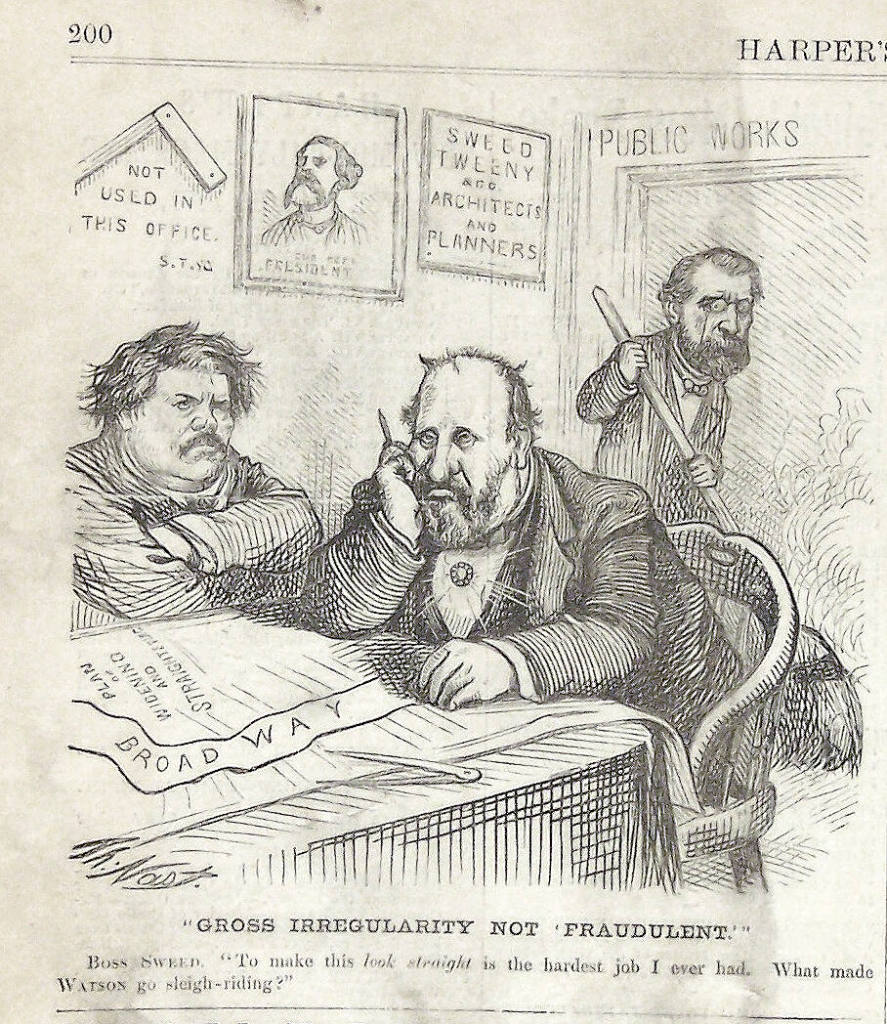 "Gross Irregularity" from Harper's Weekly, March 4, 1871