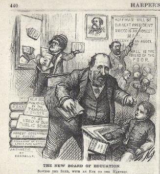 "New Board of Education" from Harper's Weekly, May 13, 1871