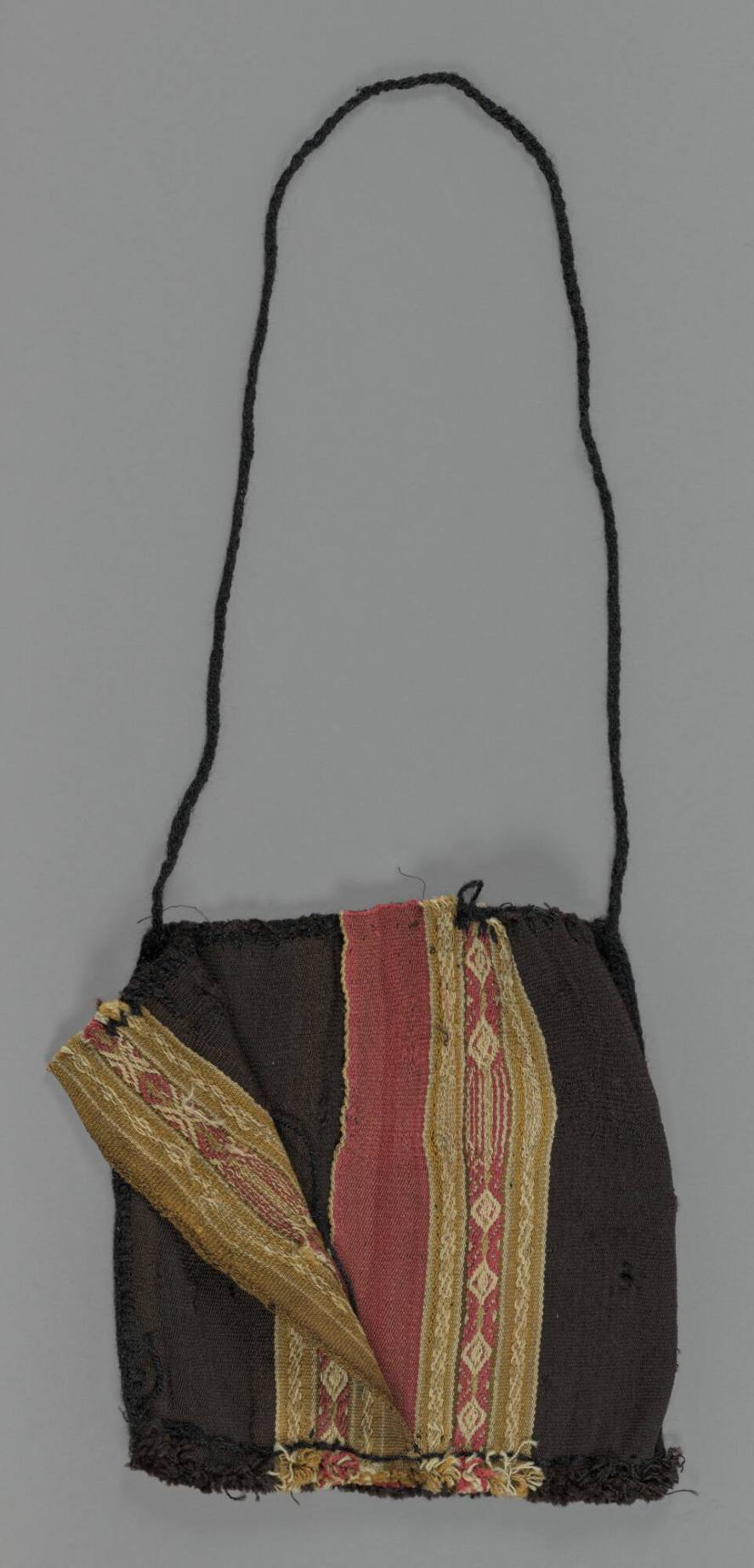 Frontal view with flap open