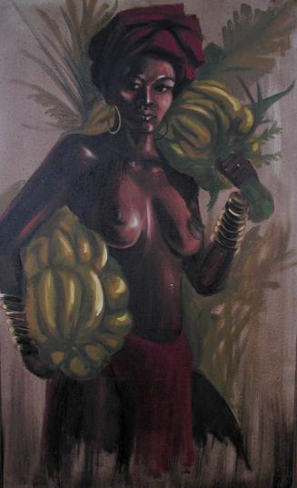 Woman Carrying Bananas