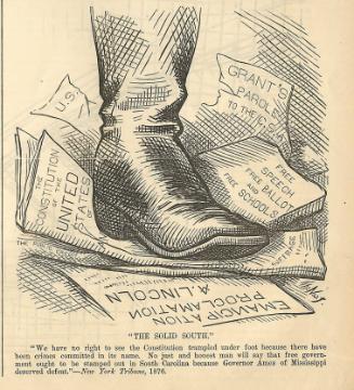 "The Solid South" from Harper's Weekly, November 11, 1876