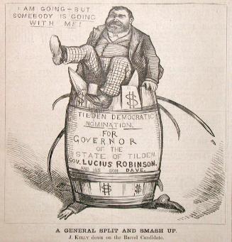 "A General Split" from Harper's Weekly, October 4, 1879